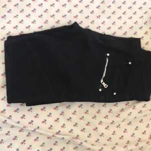 Black biker Balmain jeans